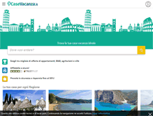 Tablet Screenshot of casevacanza.it